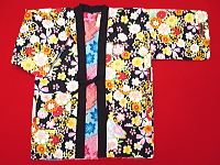 アンティーク和柄!綿入れ袢纏 桜尽くし
